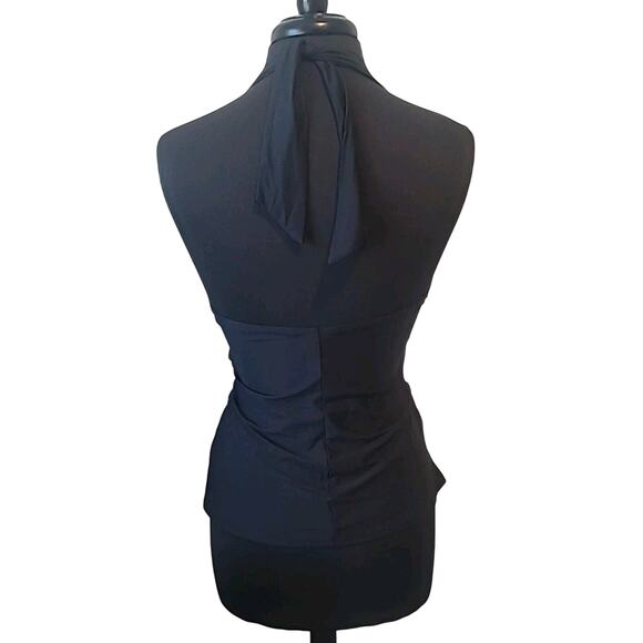 SPANX Black Whittle Waistline Draped Tankini – US 12 Large - Picture 5 of 9